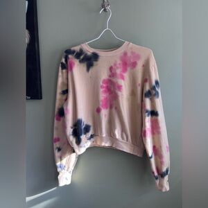 AFRM Yellow Tie-Dye Sweatshirt- Sz: M